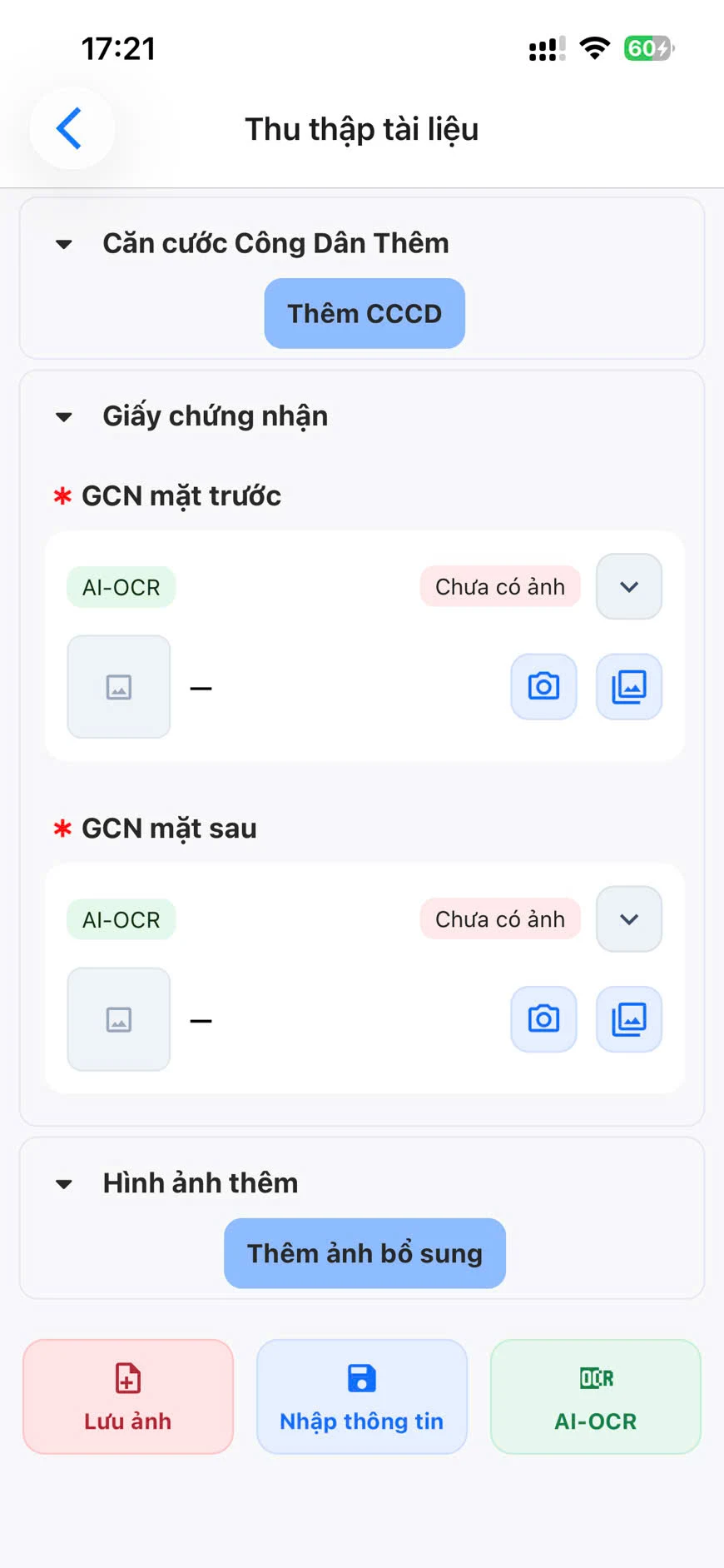 vData – AI OCR Giấy chứng nhận screenshot