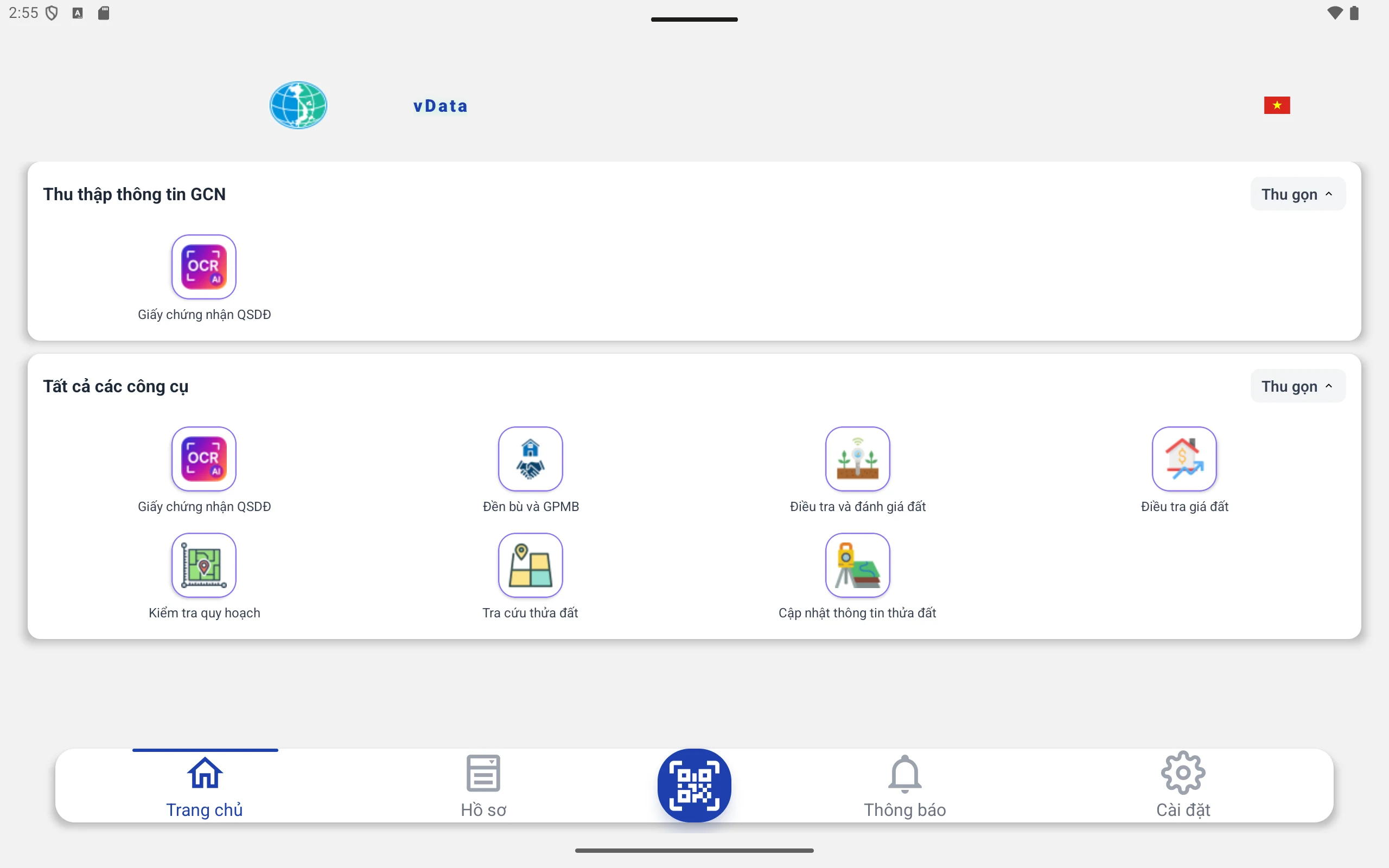 vData – AI OCR Giấy chứng nhận screenshot